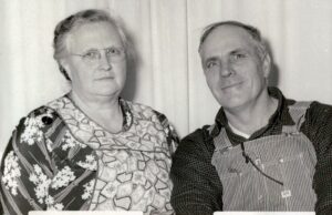 Roy and Neva Wilson of rural LaGrange, shown in 1952, rarely spoke of their son due to their heartbreak from his early death. (Photo Contributed)